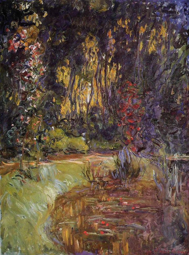 Claude Monet Water-Lily Pond at Giverny